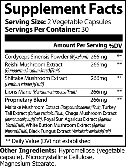 Mushroom Capsules 10X